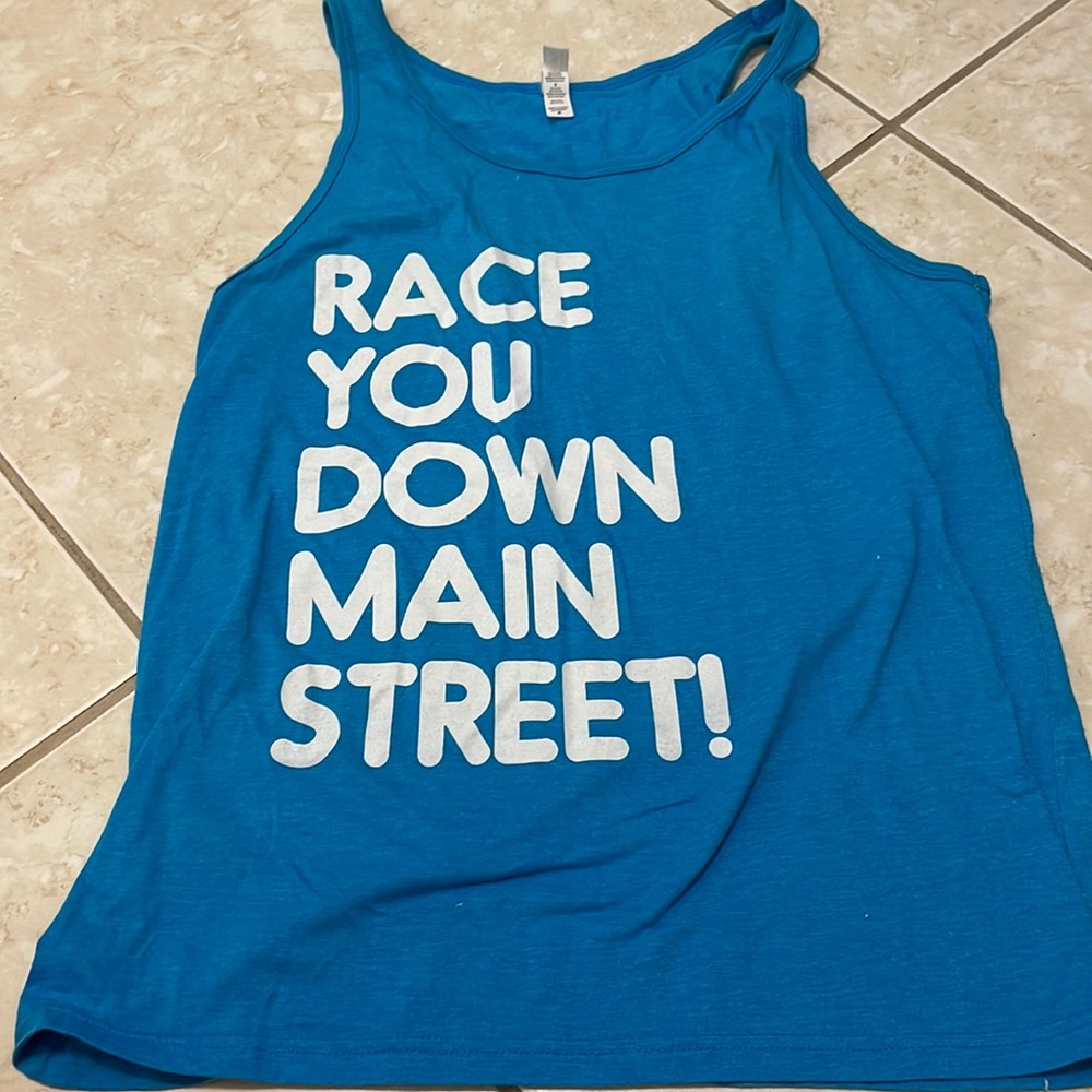 Race you down Main Street in Disney inspired tank top